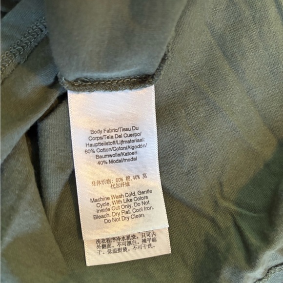 NWOT DKNY Olive Casual Dress, XL, drawstring waist, comfortable, Embellished - Picture 3 of 8